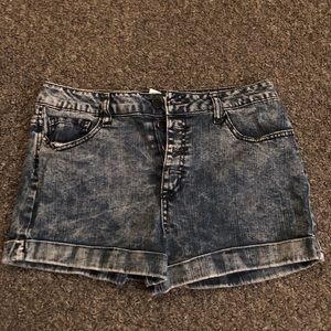 denim shorts